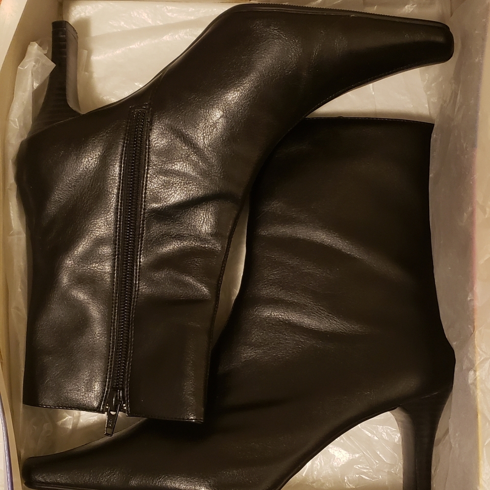 Black ankle boot